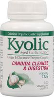 Kyolic Aged Garlic Extract? Candida Cleanse and Digestion Formula 102 -- 100 Vegetarian Capsules - 2pc