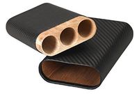 Black Label 3 Cigar Case - Carbon Fiber