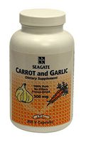 Seagate Products Carrot and Garlic 500mg 300 Capsules