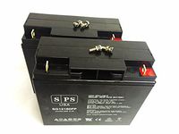 Merits Health Products Travel Ease RegalP120P320 MKB ES17 12 Scooter Wheelchair Replacement Battery (2 Pack of 12V 18Ah)