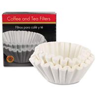 Coffee Filters, 8/12-Cup Size, 100/Pack