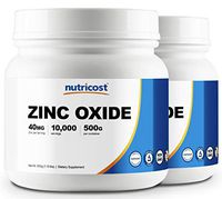Nutricost Zinc Oxide Powder 500 G (2 Bottles), Non GMO, Gluten Free