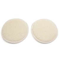 uxcell 2pcs Bath Shower Sponge Ramie Fibers Pads Deep-cleaning Relieve Itching Skin Massage Exfoliating Scrubber Brush