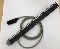 RJ21 Male Telco 24w RJ45 Patch Panel Cat 3 Cable for Cisco Voice VG224 PPS43 15 Ft. Cable