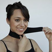 HANQ 3 Pcs Magnets Neck Brace Belt for Pain Relief Magnetic Therapy Tourmaline Thermal Self-Heating Neck Pad Neck Support Brace Protector Health-Care Item (Black) (Black)