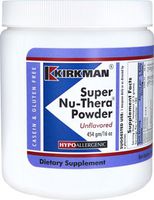 Kirkman Super Nu-Thera Powder - Hypoallergenic || 454 gm/16 oz Powder || Provides high Vitamin B-6/magnesium and Vitamins. || Gluten and Casein Free || Multi Vitamin