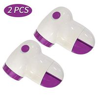 2PCS Depilator Quickly absorbs Fabric Yarns,removes Hair Debris Easily, Removable Portable Battery-Powered,for Sofas, Blankets, Curtains, Socks, Wool, Cashmere