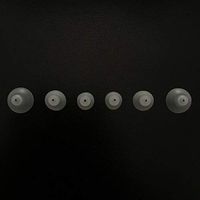 Jungle Care® Umbrella Shaped Comfortable CIC/ITC/ITE Silicon Ear Tip Domes, Could Fit a Par of RIC/RITE (Receiver in The Ear Canal) Models (Mixed (S+M+L) * 2pairs)