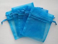 MyCraftSupplies Premium Quality Organza Bags 6x9 Inch 30-Pack for Favors, Gifts, Jewelry (Turquoise)
