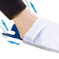 zinnor Sock Stocking Aid with Foam Grip 33in Cord Puller Assist Disability Elderly Tool