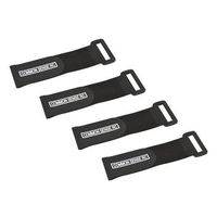 Common Sense RC 8" Hook & Loop Battery Strap, 4 Pack