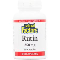 Natural Factors - Rutin 250mg, A Citrus Bioflavinoid, 90 Capsules