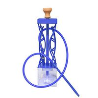 56cm Multicolor LED Light Smoking Medusa Shisha Hookah
