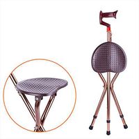 Keoa Folding Multifunctional Cane Stool Aluminum Alloy Bow Cane Foldable Adjustable High and Low Elderly Crutches
