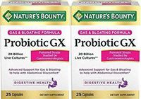 Nature's Bounty Probiotic GX, 25 Capsules (Pack of 2)