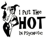 Legacy Innovations Harley Quinn Black Decal Vinyl Sticker|Cars Trucks Vans Walls Laptop| Black |5.5 x 4.5 in|LLI681