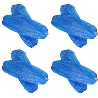 Exceart 200pcs Disposable Oversleeves Waterproof Arm Sleeves Covers with Elastic End for Hospital Medical Protective Equipment