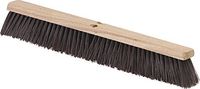 Carlisle 4520201 Flo-Pac Crimped Heavy Floor Sweep with Brace, Polypropylene Bristles, 24" Block Size, 3-1/4" Bristle Trim, Maroon (Case of 12)