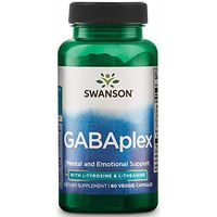 Swanson Amino Acid Gabaplex w/L-Tyrosine & L-Theanine 60 Veg Capsules