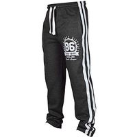 Startview Fashion Men's Sport Jogging Fitness Pant Casual Loose Sweatpants Drawstring Pant (Dark Grey, Small)