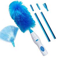 KANGERXIN Spin Duster 360 ° Hurricane Spin Electric Duster Cleaning Brush Cargable, Duster Brush The Duster Electric Pen 180 ° Electric Multifunction Duster (Color : Battery Powered)