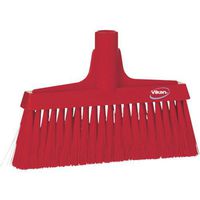 Vikan 31044 Fine Sweep Floor Broom Head, Polypropylene Block, 10-1/4" Polyester Bristle, Red