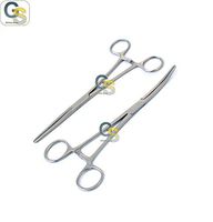 G.S Pean HEMOSTAT Forceps Straight & Curved 6" Set - 2 PC