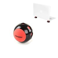 Oimaster Laptop Cooling Stand Balls Good Gift Laptop Legs Support Foot Cooler Stand Ball for All MackBook Laptop (Red)