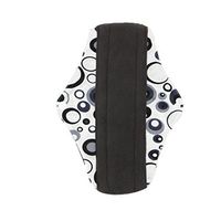 Top Sale!WYTong Cloth Pad for Women,Reusable Bamboo Mama Cloth/ Washable Menstrual Pad/ Sanitary Menstrual Pad (Black, M)