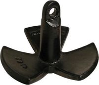 MarineNow Black PVC Vinyl Coated River Anchor (12 lb)