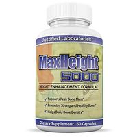 MaxHeight 5000 Height Enhancement Bone Growth Formula 60 Capsules 1 Bottle