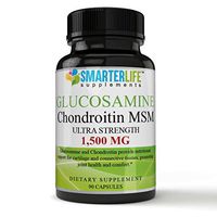 Highly Effective Combo Glucosamine Chondroitin Turmeric MSM 1,500 MG, Support for Cartilage and Connective tissues, Joint Support Supplement for Men & Women,