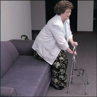 Adjustable Folding Hemi Walker