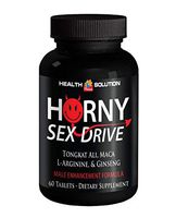 Libido Enhancement - Horny Sex Drive - Tongkat ali Male - 1 Bottle 60 Tablets