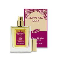 Egyptian Musk Perfume Oil Mist (no alcohol spray) - Essential Oils and Clean Beauty Hypoallergenic Vegan Perfumes for Women and Men by Zoha Fragrances, 50 ml / 1.7 fl Oz