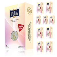 Pufai Cigarette Filters for Rolling Slim Tar Holder 5 mm 6 mm 250 Piece in 10 Rose Boxes