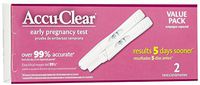 Accu-Clear Accu Clear Early Pregnancy Test, 2 each