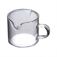 Glass Cup Milk Tea Cup Safe And Tasteless Latte Cup Heat Resistant Glass Double Mouth Sharing Coffee Cup For Family Party Bar