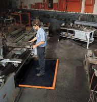 Superior Mfg. Group, 4 Sided 40 X 40 Safety Mat With Colored Borders, Sm-Wcb-4-B-Ylw, Border Color: Yellow, 549-4Side4040-Ylw