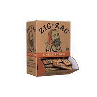 Zig-Zag® 1 1/4 Unbleached Rolling Papers -Display Box-2 Cartons (48 Booklets of 50 Leaves)