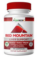Red Mountain Liver Cleanse Detox Repair & Daily Support Supplement. Doctor Formulated Detoxifier & Regenerator. Proven Ingredients - Milk Thistle (Silymarin), NAC, Dandelion Root. Vegan. 30 Capsules
