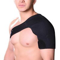 HELIALTH Shoulder Brace, Rotator Cuff Compression Support, Men, Women, Left, Right Arm Injury Prevention Stabilizer Sleeve Wrap, for Rotator Cuff, Dislocated AC Joint, Shoulder Pain,Left,M