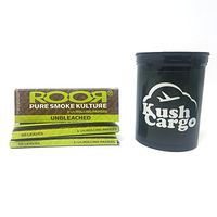 ROOR 1 1/4 Unbleached Rolling Papers with KC Pop Top (4 Packs)