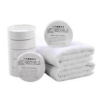 3030cm 30g Cotton Compressed Hand Towels, Pack of 6