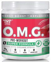 OMG Preworkout Drink for Men and Women-Scientifically Crafted to Help Boost Energy,Stamina,Mental Clarity,Focus and Performance (15 Ser, Strawberry Jolly Rancher)