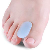 Welnove - Gel Toe Separators Spacers *8 Pieces* Silicone Bunion Correctors for Toe Spreaders & Toe Orthotics, Overlapping Toes, Relief Bunion Pain for Men Women to Sports Activities - L