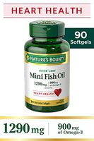 Nature's Bounty Fish Oil 1290 mg, 90 Mini Odorless Softgels