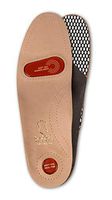 Full-Length Orthotic Shoe Insoles Inserts Tacco Gel-Deluxe | Ecologically Tanned Leather | Arch Support Footbed with Bunion and Heel Gel Pads | Made in Germany (36 EUR/US L5)