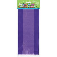 Purple Cellophane Bags, 30ct