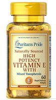 Puritan's Pride Vitamin E Complex High Gamma Natural-60 Softgels
